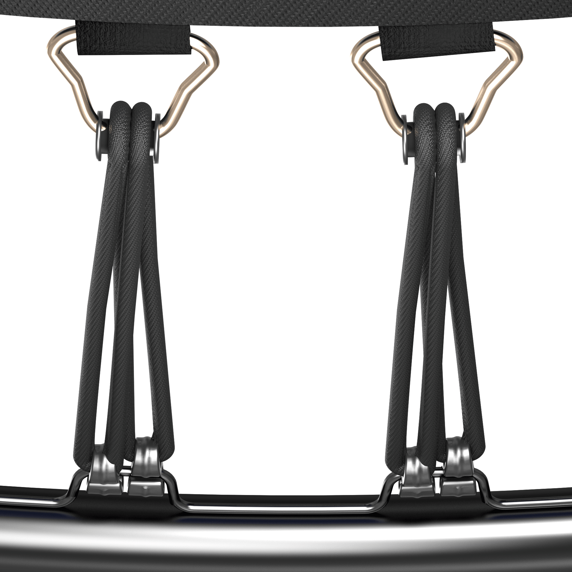 YC 8FT Springfree no Gap Trampoline - Black - 1st Choice Furniture Direct