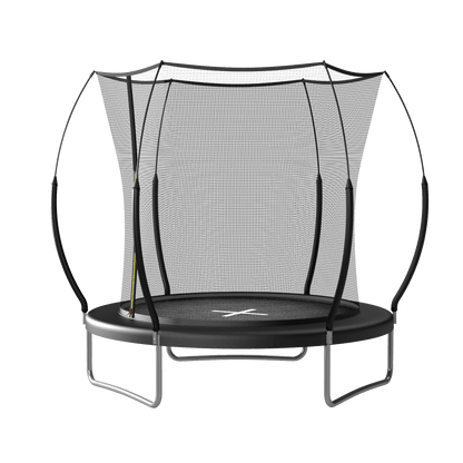 YC 8FT Springfree no Gap Trampoline - Black - 1st Choice Furniture Direct