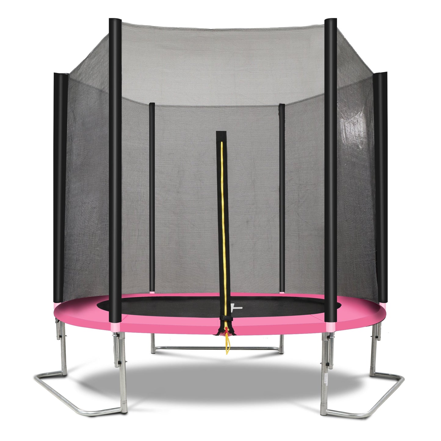 YC 8FT Trampoline Outer Net - Pink and black - 1st Choice Furniture Direct