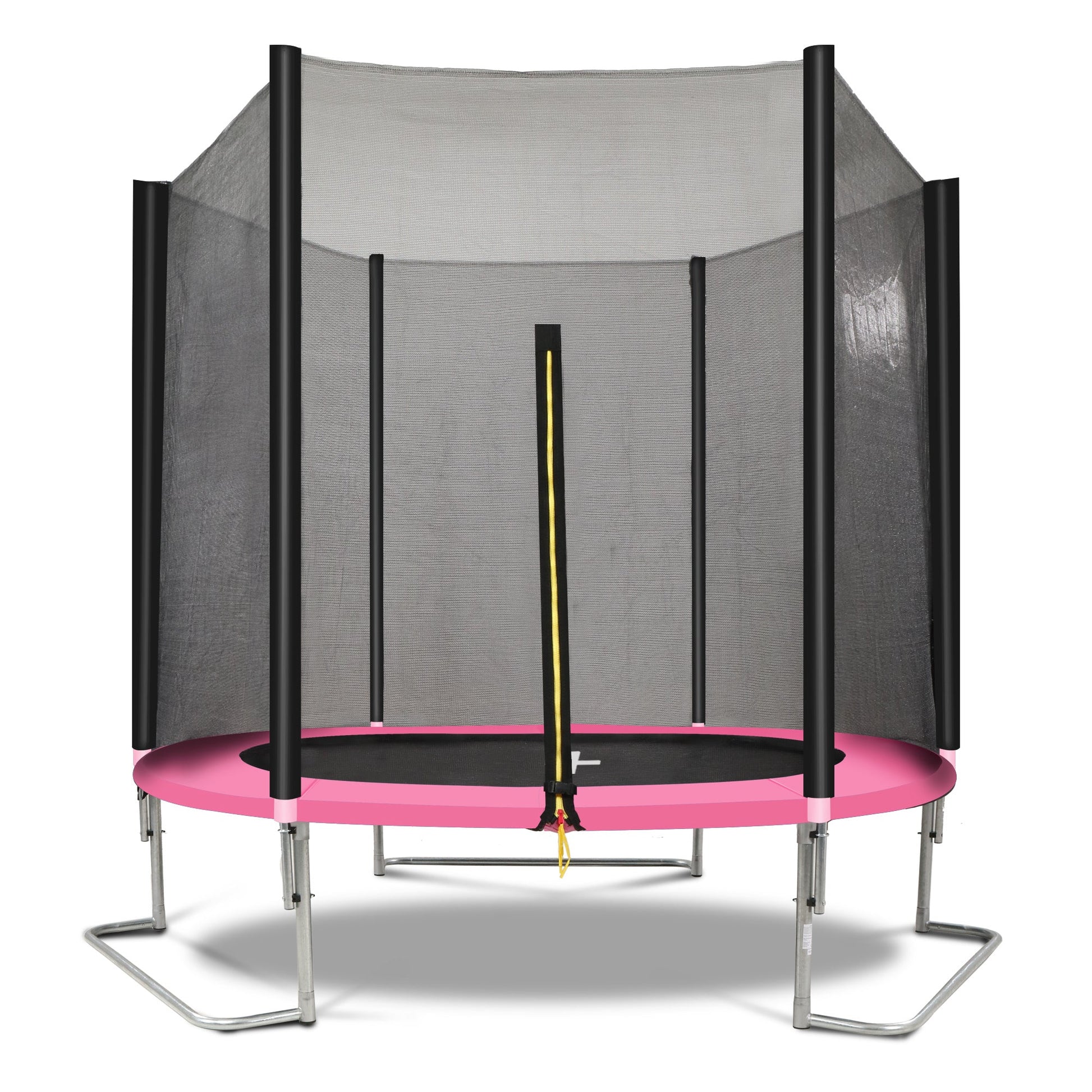 YC 8FT Trampoline Outer Net - Pink and black - 1st Choice Furniture Direct