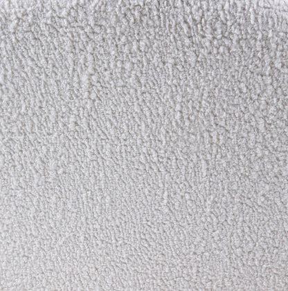Yitua White Teddy Sherpa Accent Chair - 1st Choice Furniture Direct