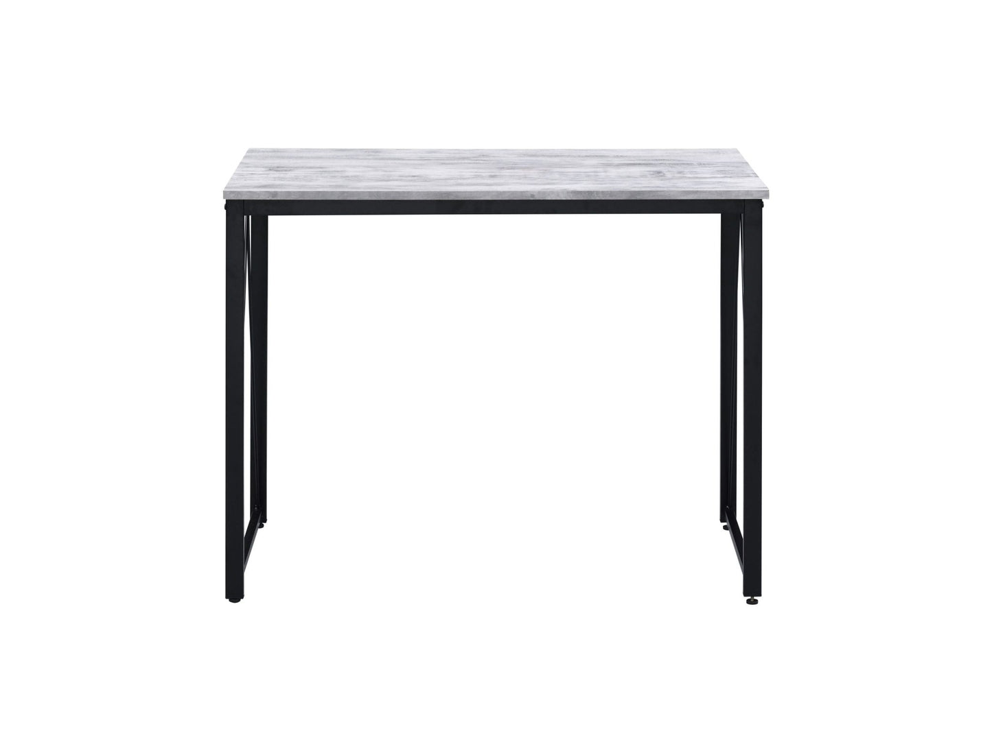 Zaidin Antique White& Black Finish Writing Desk - 1st Choice Furniture Direct