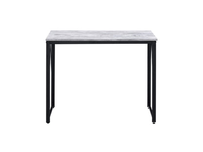 Zaidin Antique White& Black Finish Writing Desk - 1st Choice Furniture Direct