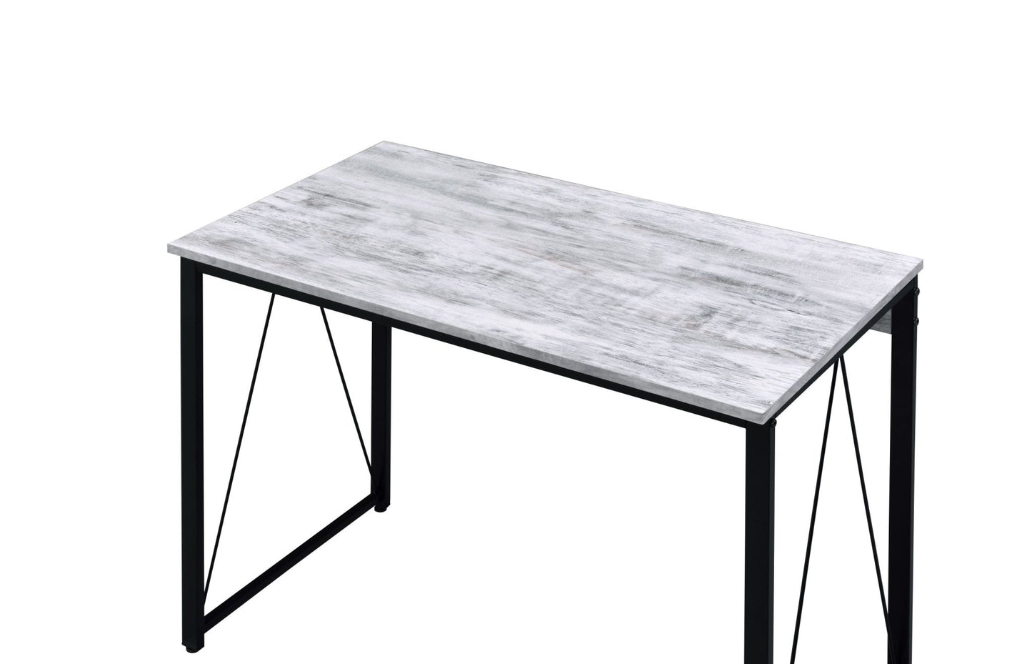 Zaidin Antique White& Black Finish Writing Desk - 1st Choice Furniture Direct