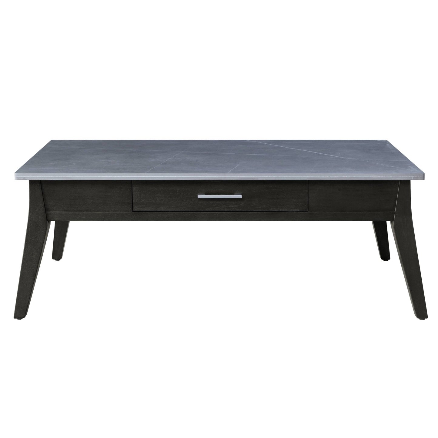 Zemocryss Sintered Stone Top & Dark Brown Finish Coffee Table - 1st Choice Furniture Direct