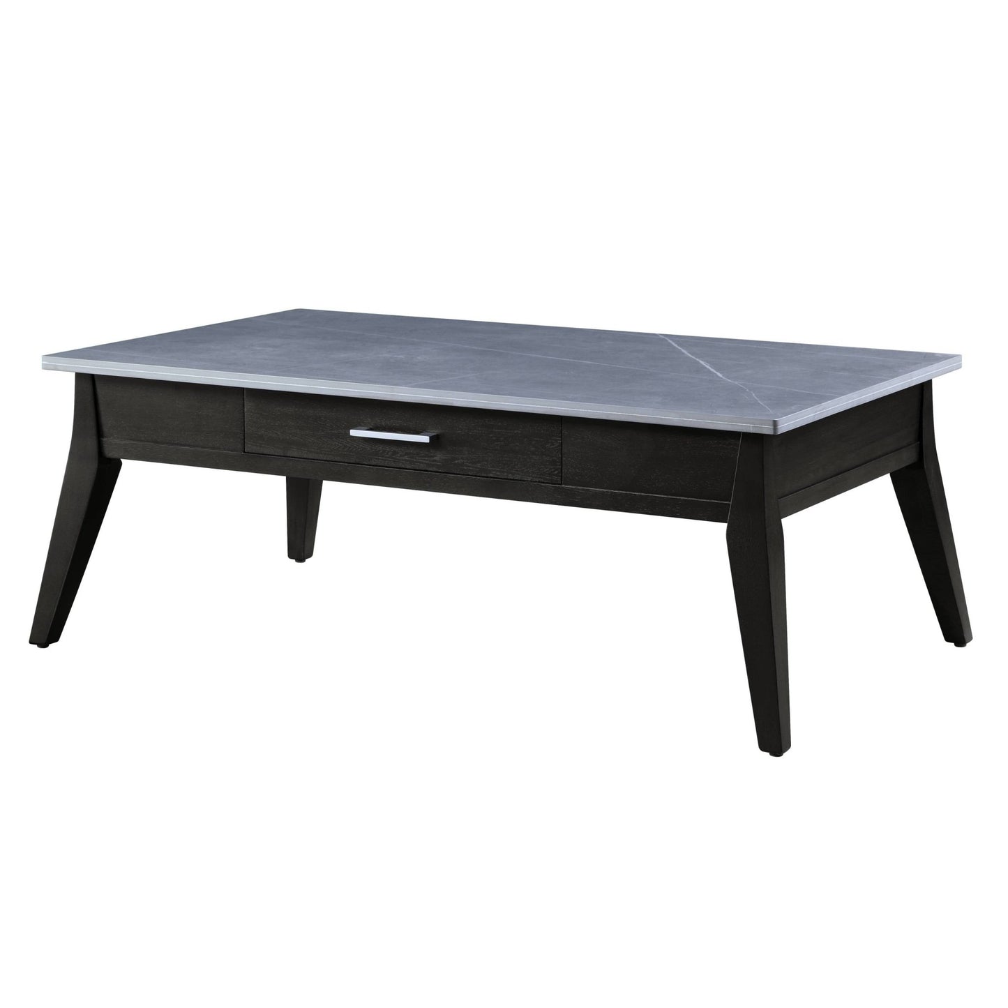 Zemocryss Sintered Stone Top & Dark Brown Finish Coffee Table - 1st Choice Furniture Direct