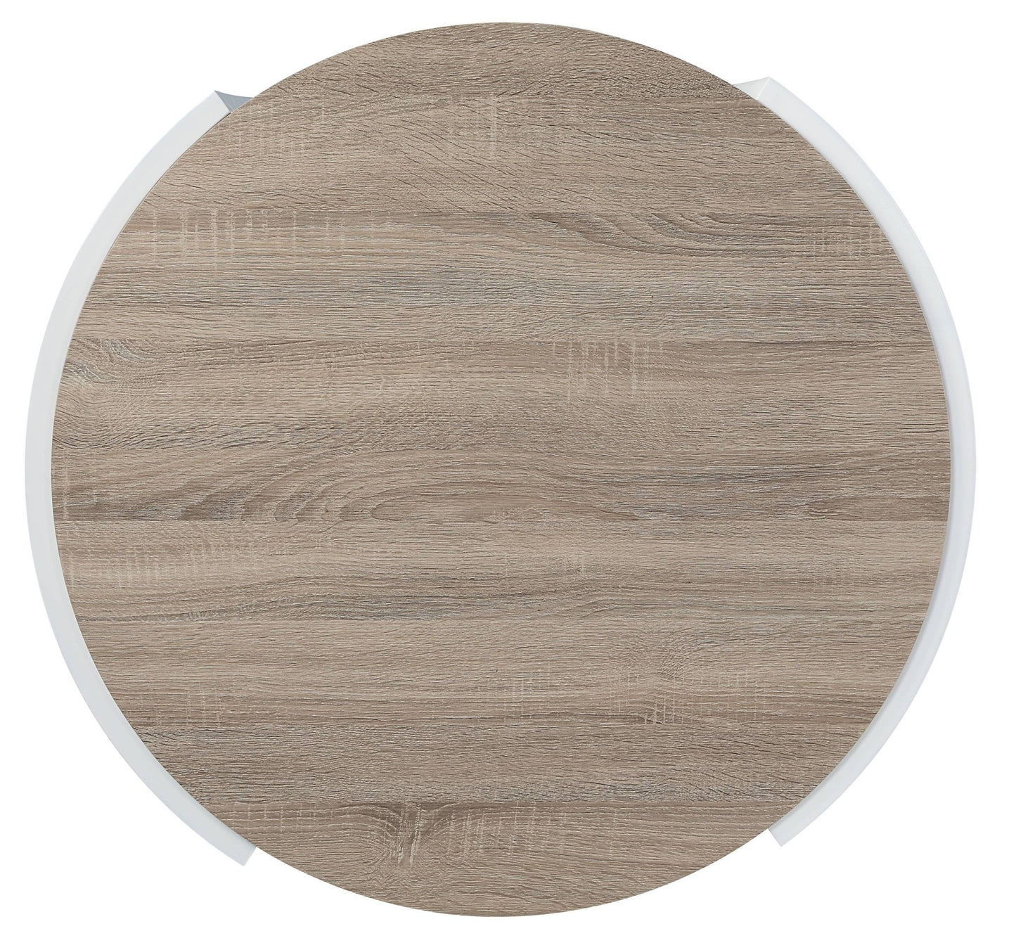 Zoma Oak & White High Gloss Finish Coffee Table - 1st Choice Furniture Direct