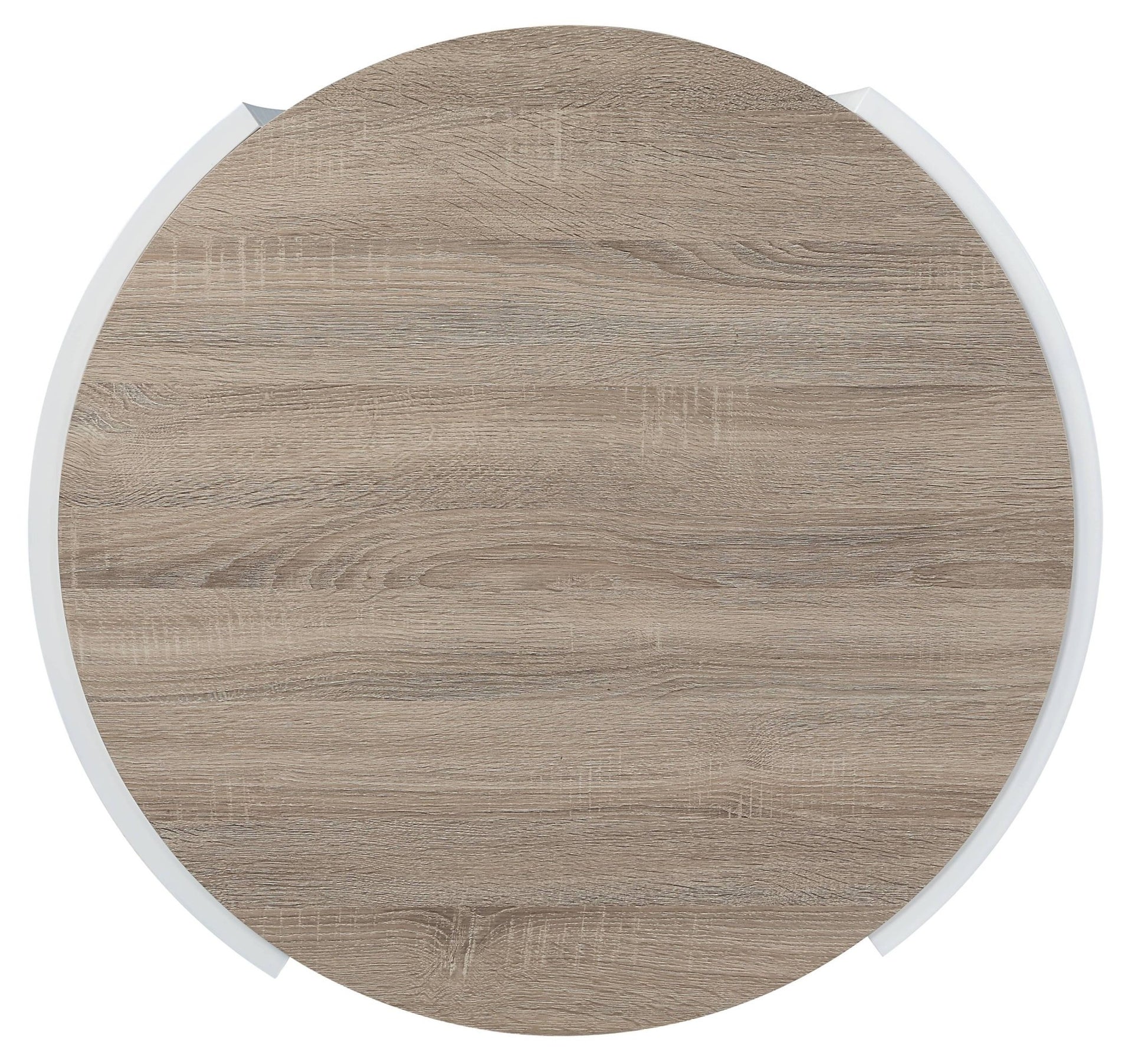 Zoma Oak & White High Gloss Finish Coffee Table - 1st Choice Furniture Direct