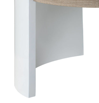Zoma Oak & White High Gloss Finish Coffee Table - 1st Choice Furniture Direct