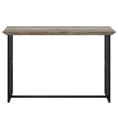 Zudora Antique Oak & Black Finish Sofa Table - 1st Choice Furniture Direct
