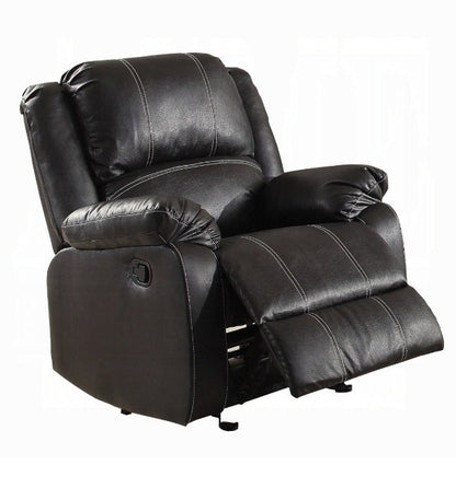 Zuriel Black Synthetic Leather 3PCS Living Room Recliner Set - 1st Choice Furniture Direct