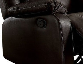 Zuriel Brown Synthetic Leather Recliner Chair - 1st Choice Furniture Direct