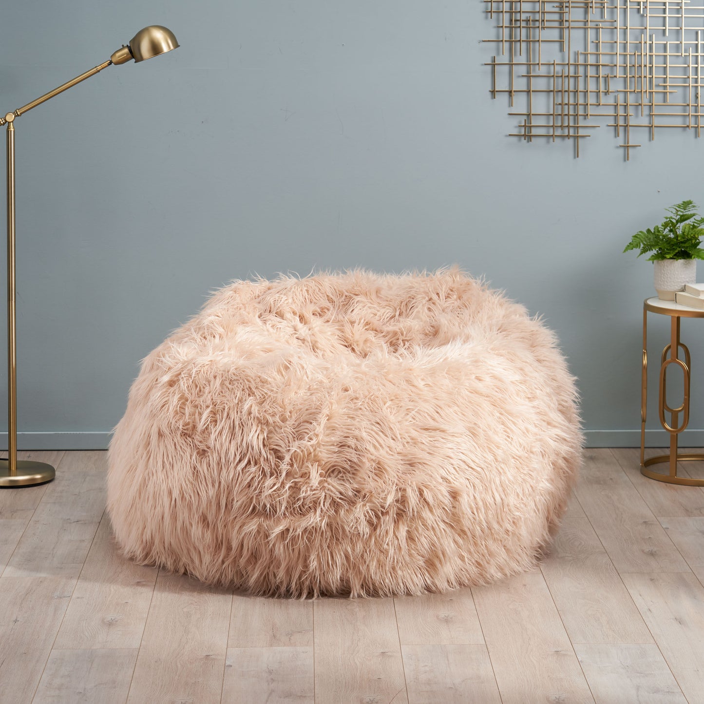 1st Choice Stylish Cozy Relaxation 5ft Long Faux Comfy Pink Beanbag
