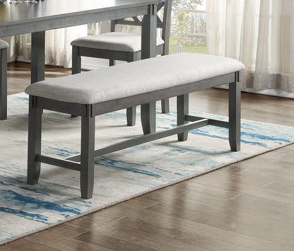 1st Choice Modern Unique Modern 6-Piece Dining Table Set Furniture