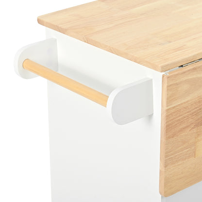 1st Choice Modern Kitchen Island Adjustable Storage with Power Outlet