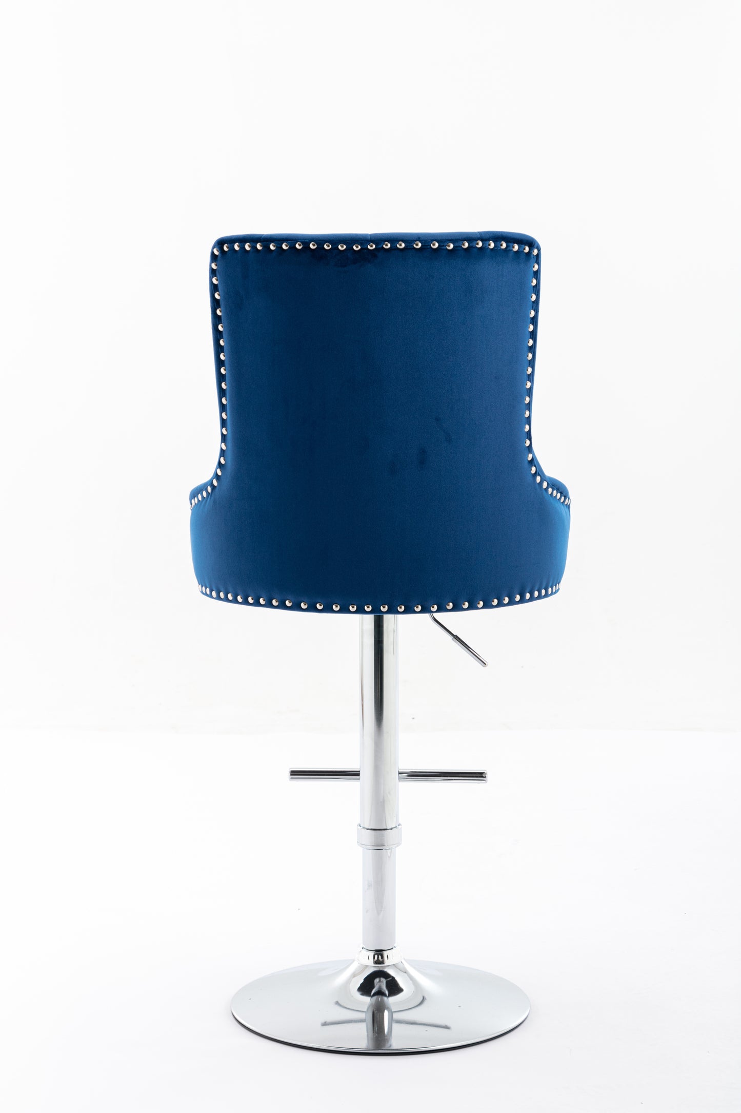 1st Choice Model Swivel Velvet Barstools Adjustable Seat Height