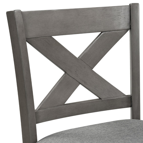 1st Choice Elevate Your Dining Experience with our Gray Dining Table Set for 4