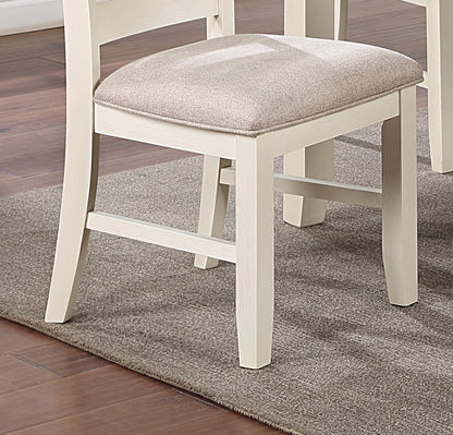 1st Choice Contemporary Classic Dining Table Set Room Furniture in White