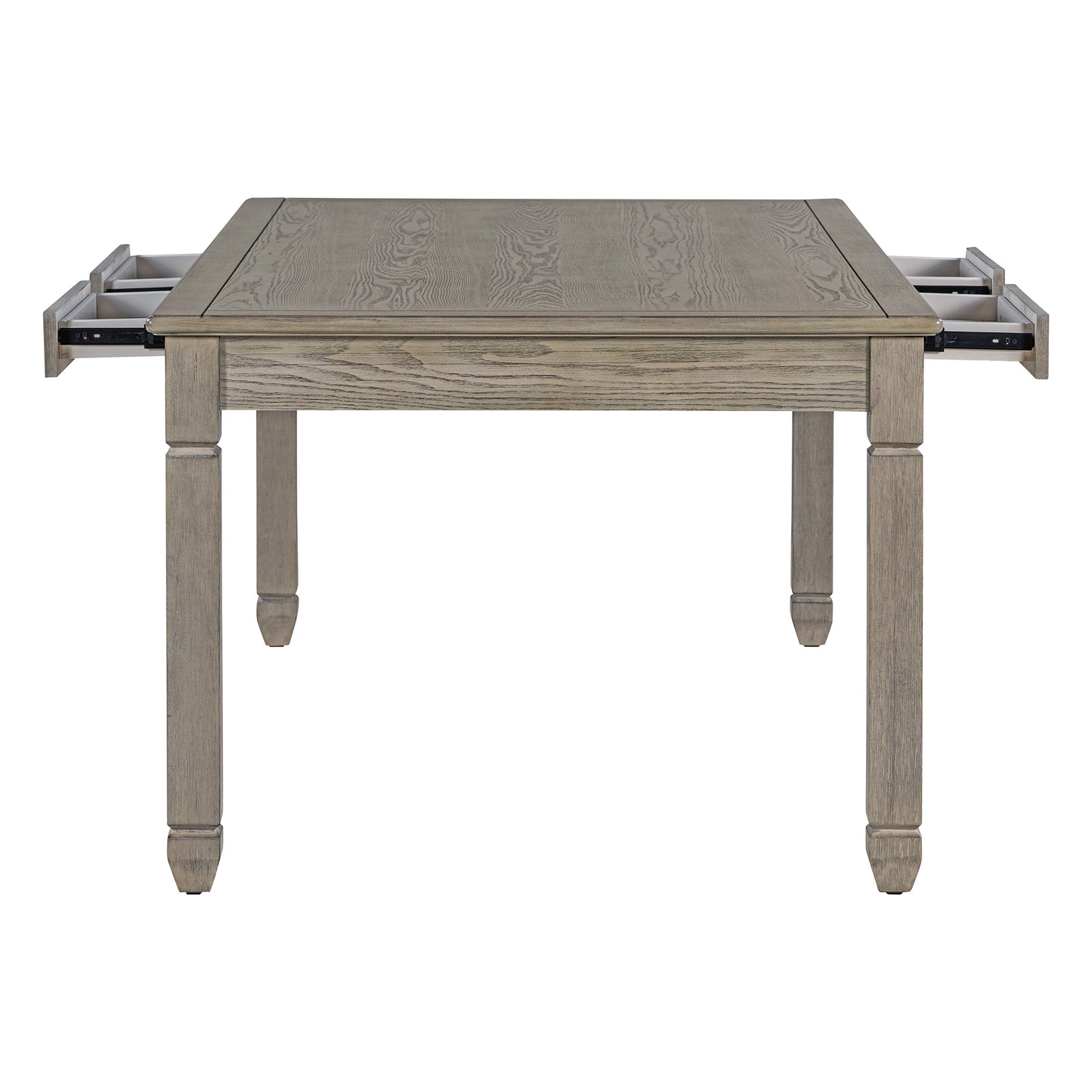 1st Choice 6-Piece Retro 72'L Rectangular Dining Table Set with 4 Drawers