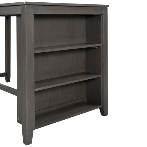 1st Choice Elevate Your Dining Experience with our Gray Dining Table Set for 4