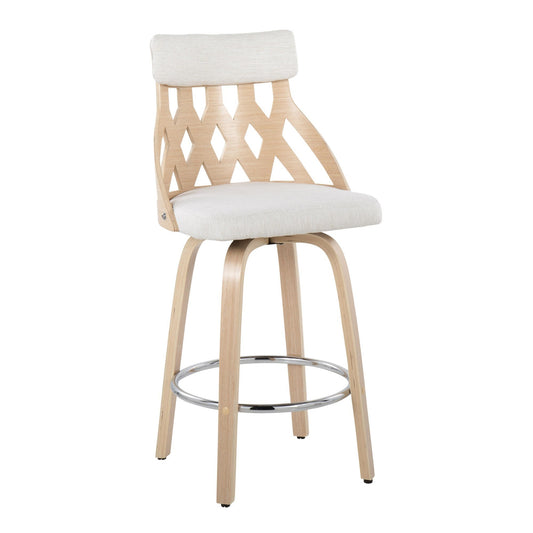 1st Choice Discover Elegance & Comfort with Our Cream Fabric Chair - Perfect for Any Home