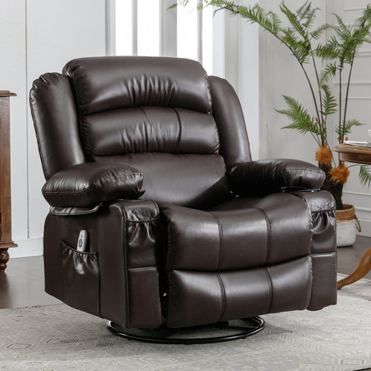 1st Choice Massage Swivel Rocker Recliner Chair with Vibration Massage