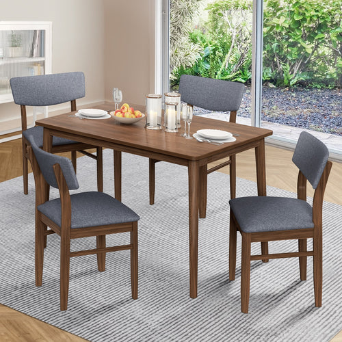 1st Choice 5-Piece Modern Stylish Dining Room Table Set Furniture