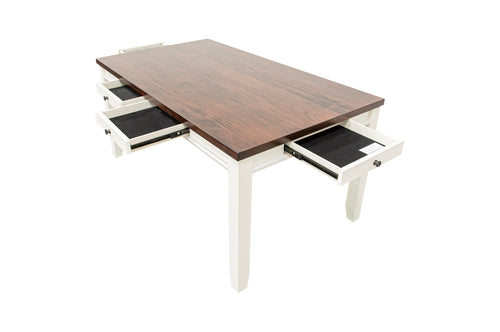 1st Choice Modern 7pc Classic Dining Table Set with Side Chairs