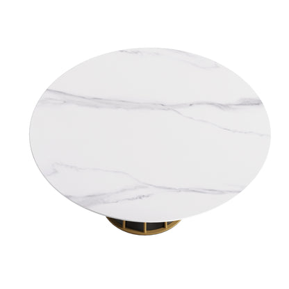 Elevate Your Dining Experience with Our 1stChoice White Marble Dining Table