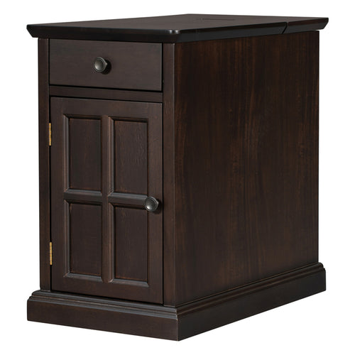 1st Choice Vintage Livingroom End Table Side Table with USB Ports