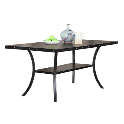 1st Choice Classic Dining Room Natural Wooden Rectangle Top Dining Table Set