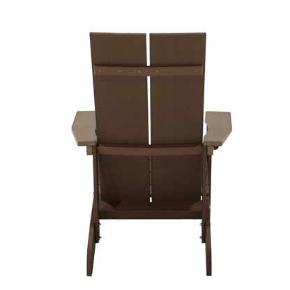 1st Choice Outdoor Plastic Wood Weather Resistant Adirondack Patio Chair