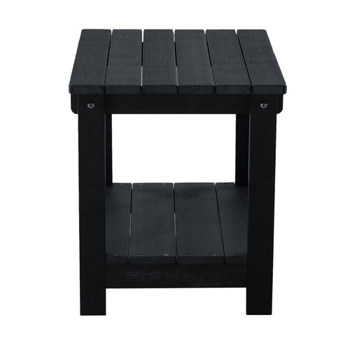 1st Choice Weather Resistant Outdoor Indoor Plastic Wood End Table