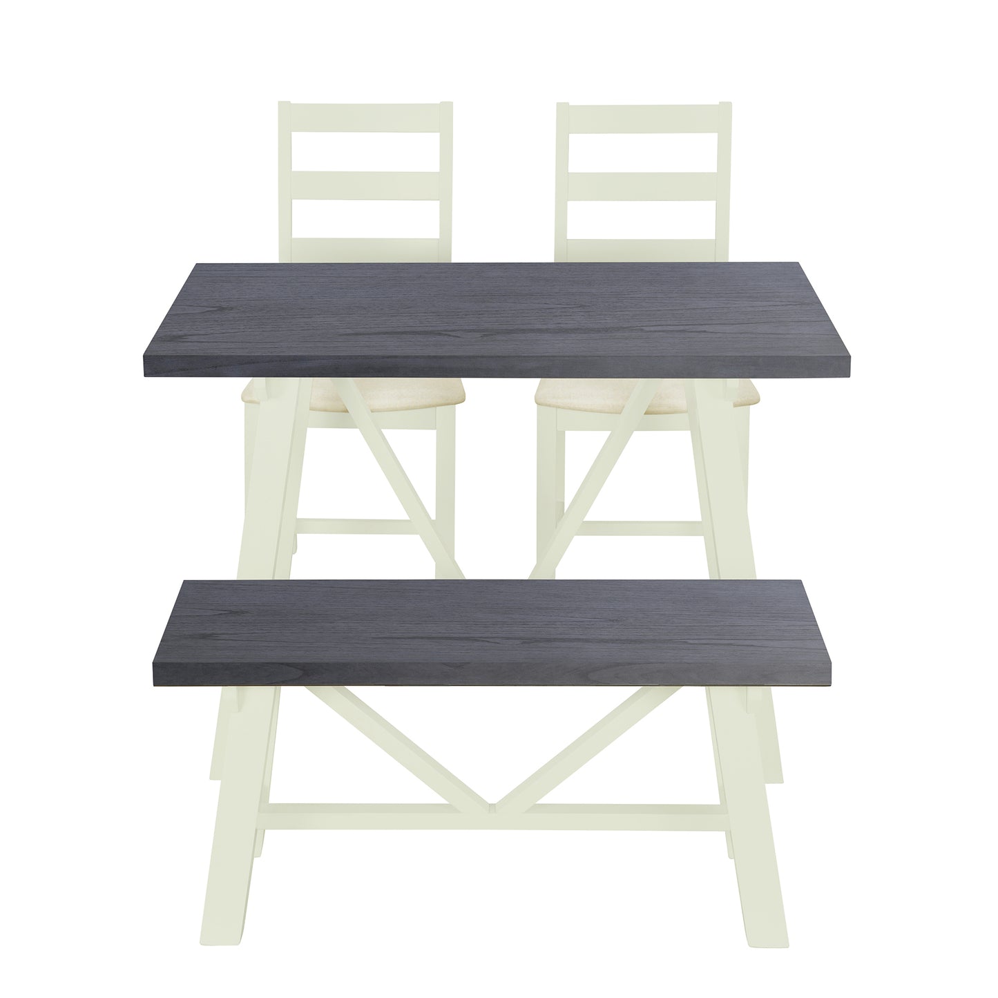 1st Choice 4-Piece Dining Table Set Solid Wood Kitchen Table Set