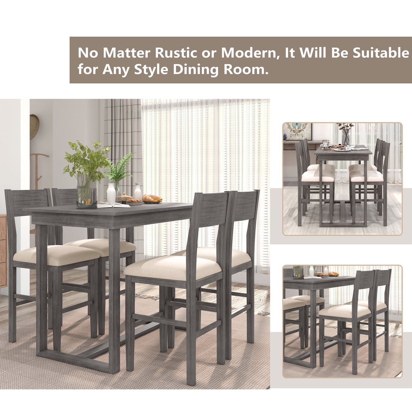 1st Choice Elevate Your Dining Experience with Our Farmhouse Dining Set