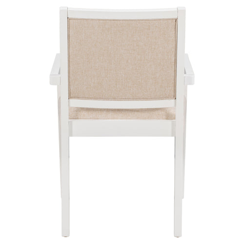 1st Choice Timeless Elegance: 5-Piece Dining Table Set with Upholstered Arm Chairs