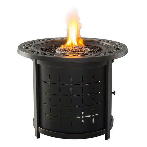 1st Choice Stylish Outdoor Aluminum Round Firepit Table Furniture
