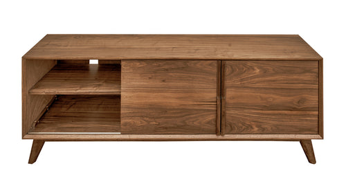 1st Choice Modern Media Cabinet with Two Sliding Doors & Adjustable Shelves