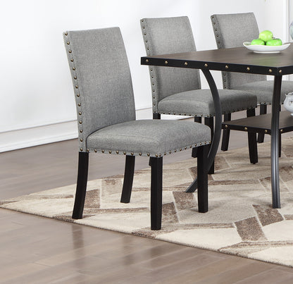 1st Choice Modern Classic Natural Wooden Rectangle Top Dining Table Set