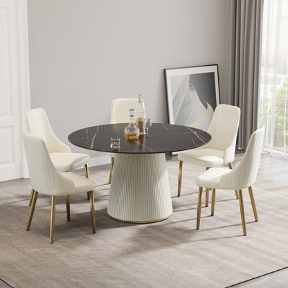 1stChoice Black Sintered Stone Dining Table - Luxury, Style, and Durability