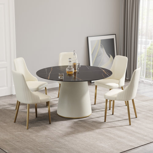 1stChoice Black Sintered Stone Dining Table - Luxury, Style, and Durability
