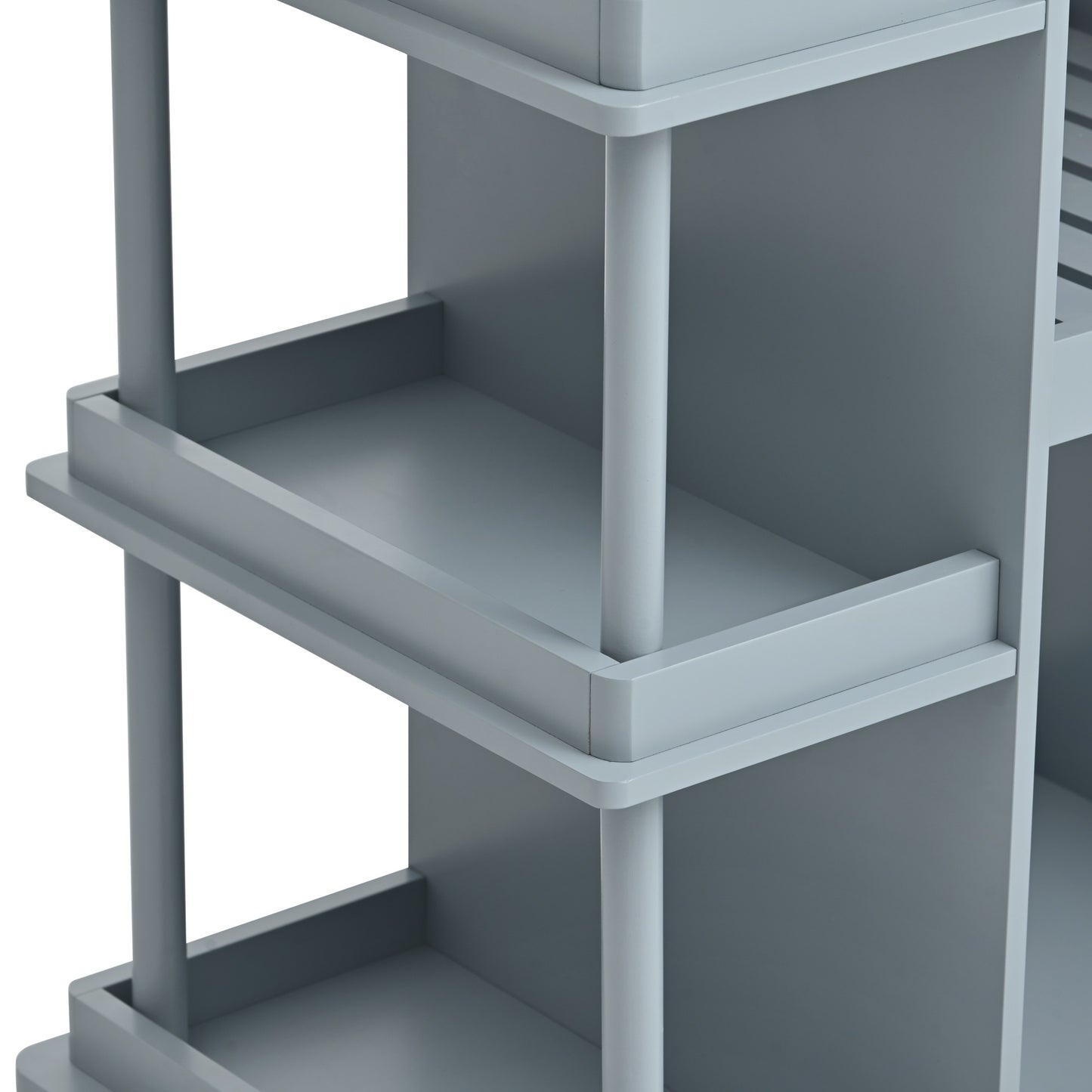 1st Choice Multipurpose Kitchen Cart Cabinet with Side Storage Shelves