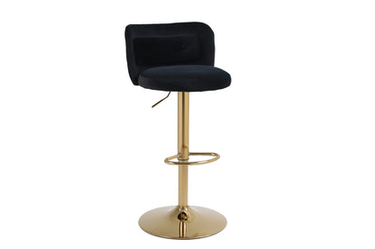 1st Choice Moder Swivel Velvet Counter Barstools Bar Height - Set of 2