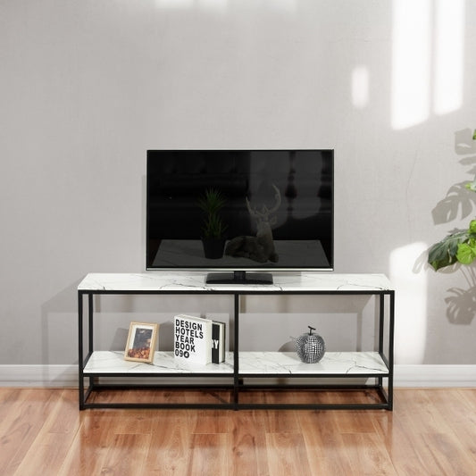 1st Choice 59.8" TV Stand for TV up to 65 Inches With Storage Tier