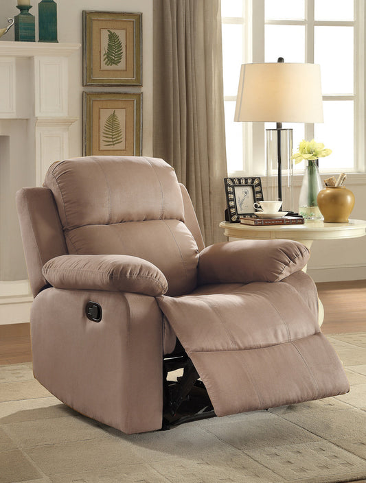 1st Choice Comfortable Parklon Motion Brown Cozy Microfiber Recliner