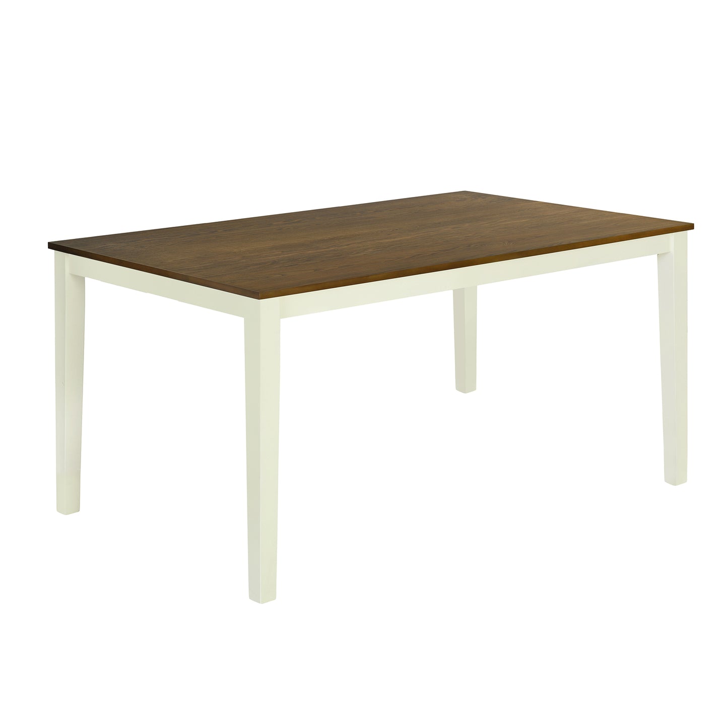 1st Choice Contemporary Rustic Solid Wood Dining Table Set in Brown