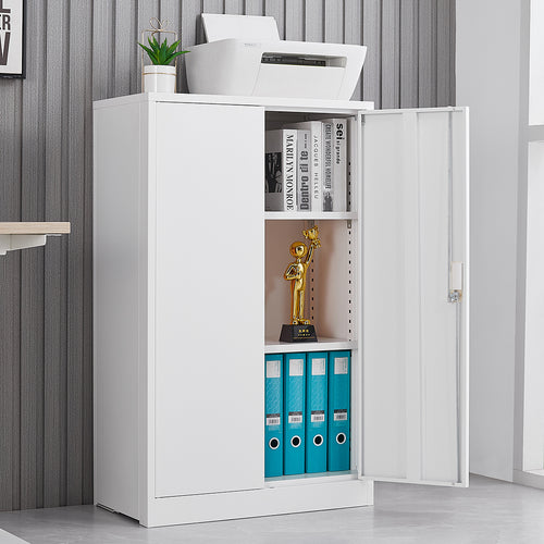 1st Choice Metal Storage Cabinet with Locking Doors and Adjustable Shelf