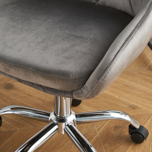 1st Choice Modern Velvet Fabric Space Saving Comfortable Dining Chair