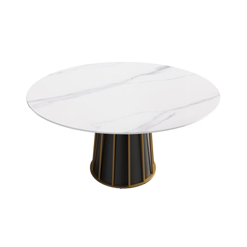 Elevate Your Dining Experience with Our 1stChoice White Marble Dining Table