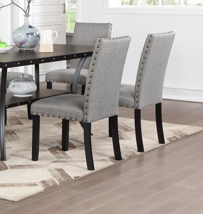 1st Choice Modern Classic Natural Wooden Rectangle Top Dining Table Set